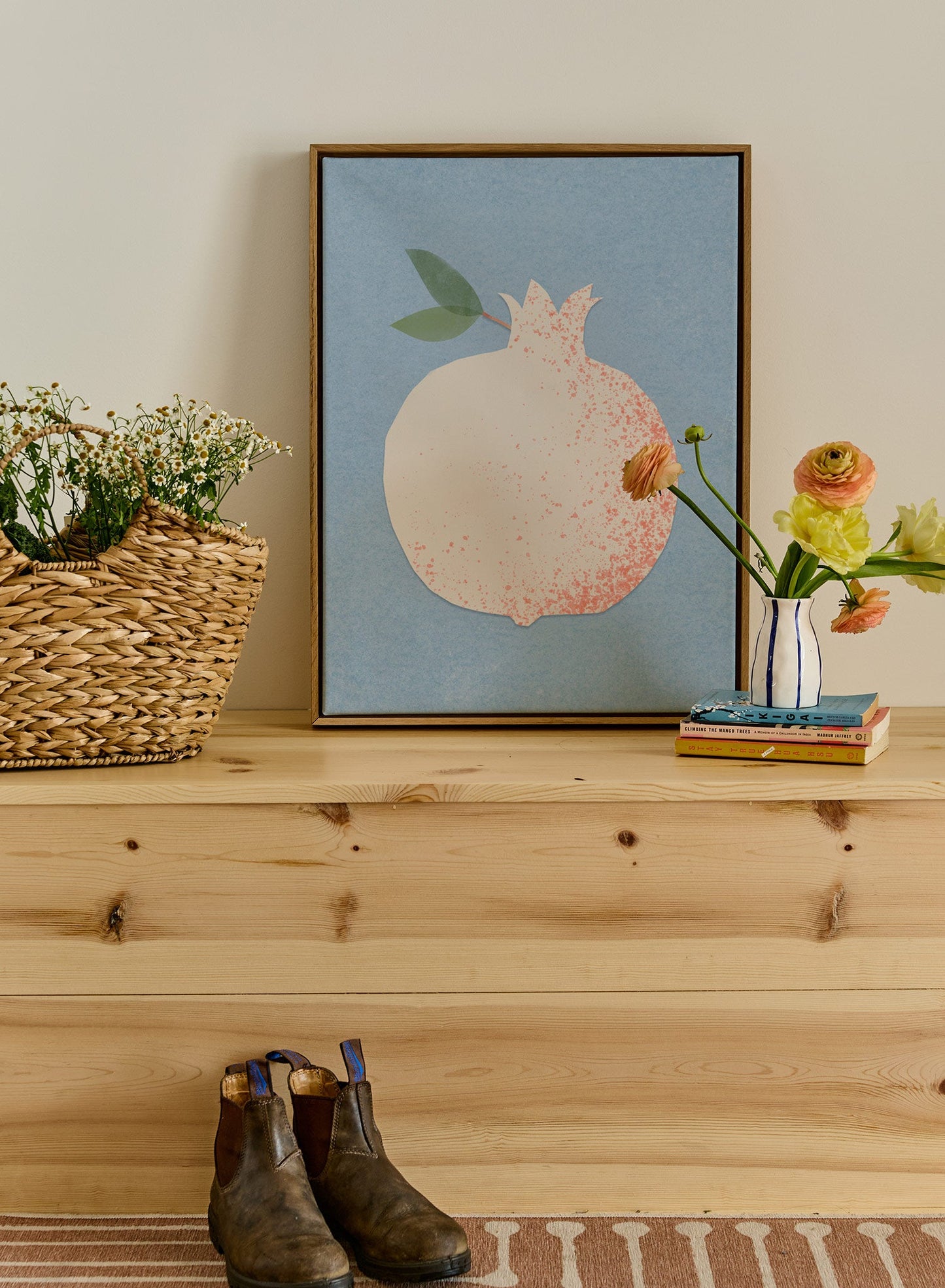 Paper Cut Pomegrenate, Poster