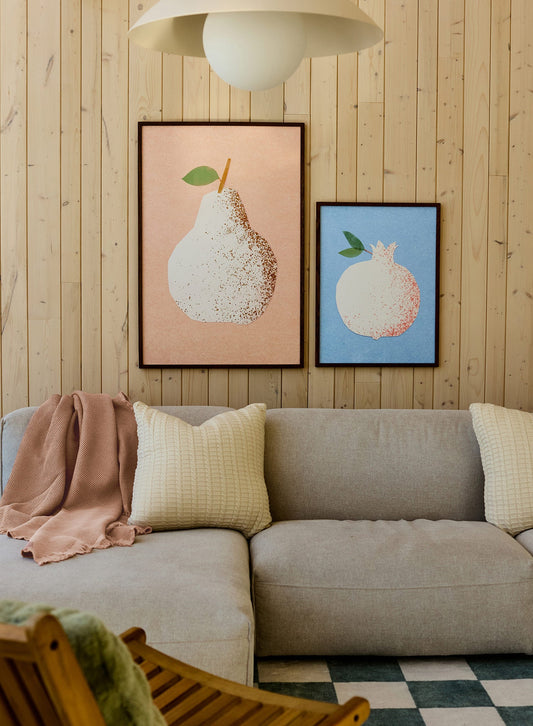 Paper Cut Pear, Poster