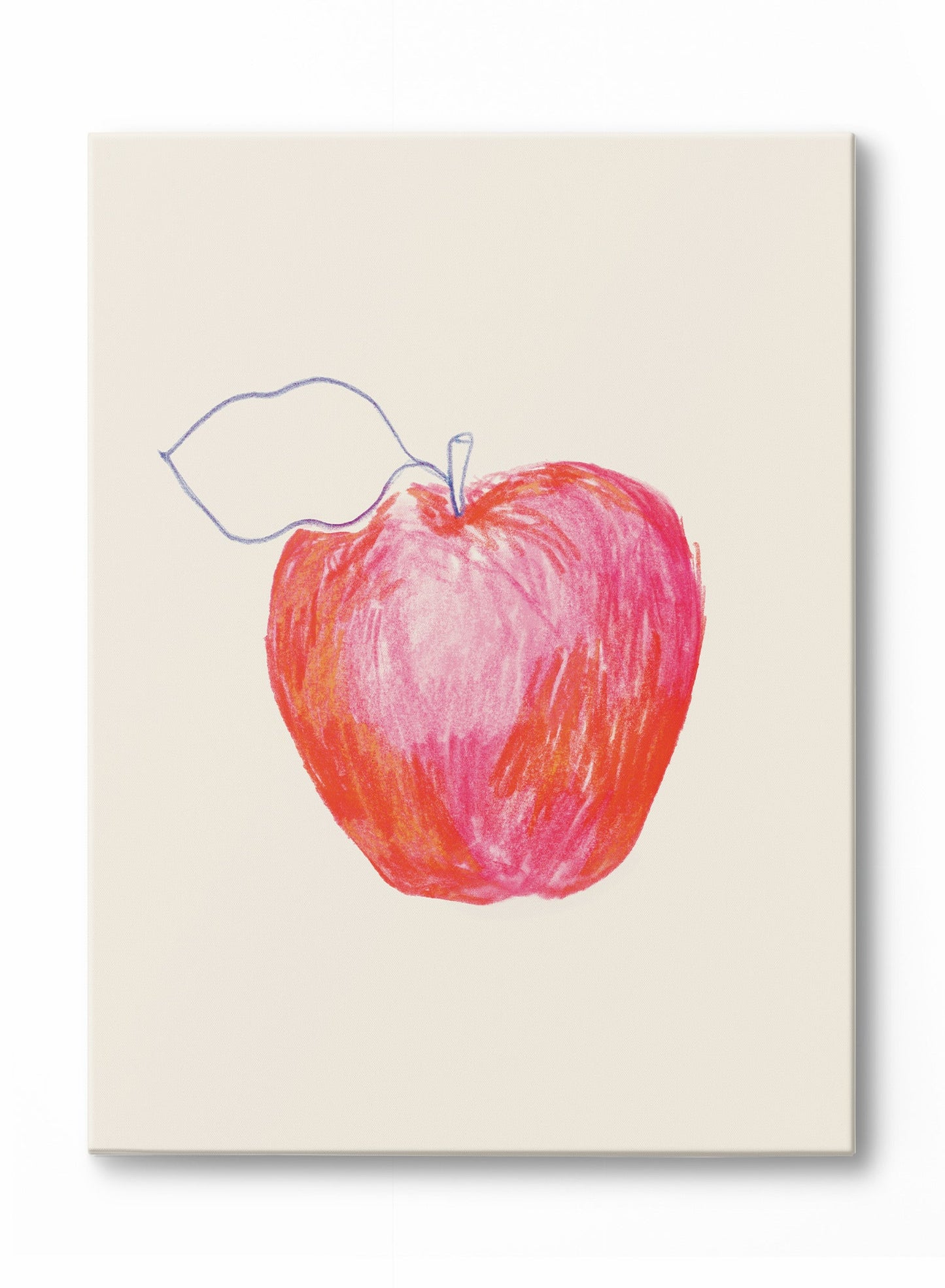 Apple Study in Reds, Poster