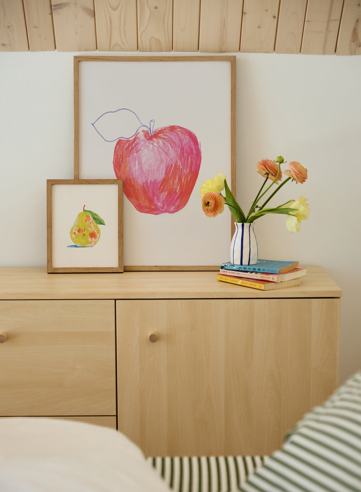 Apple Study in Reds, Poster