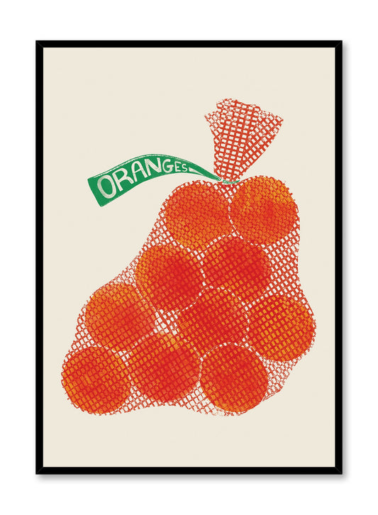 Florida Oranges Overprint, Poster
