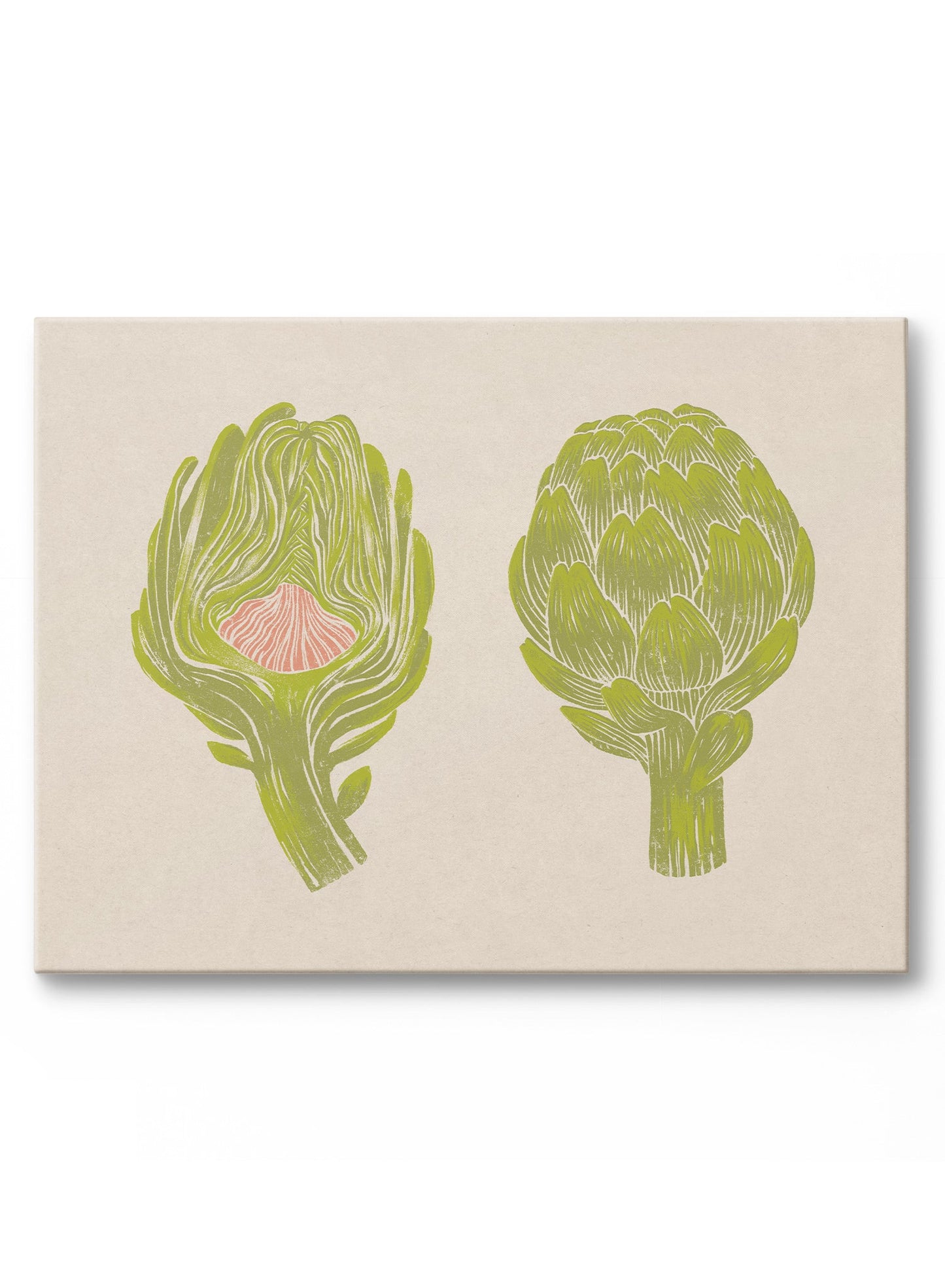 Artichoke Duotone Print, Poster