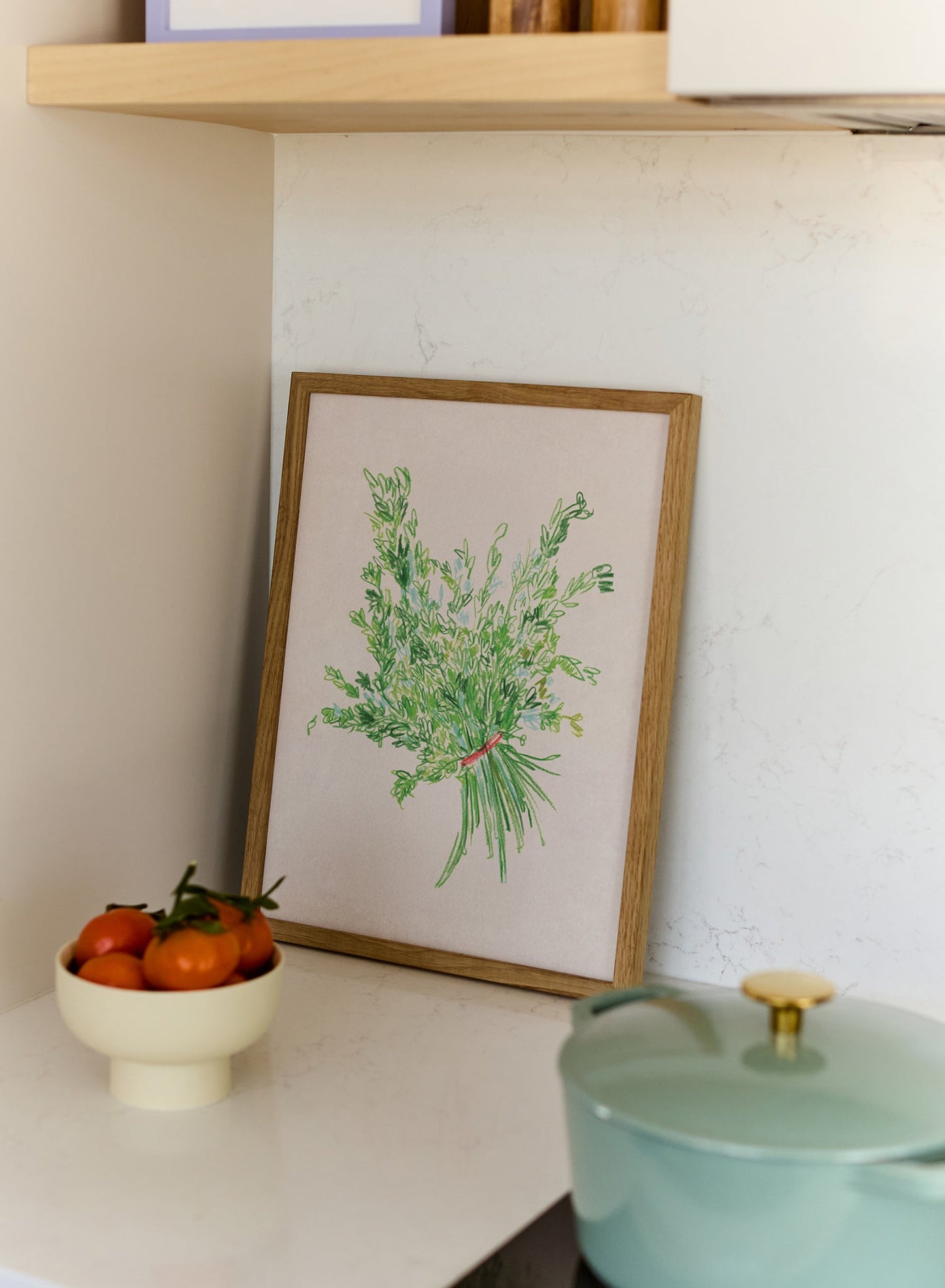 Sketched Herbs, Poster