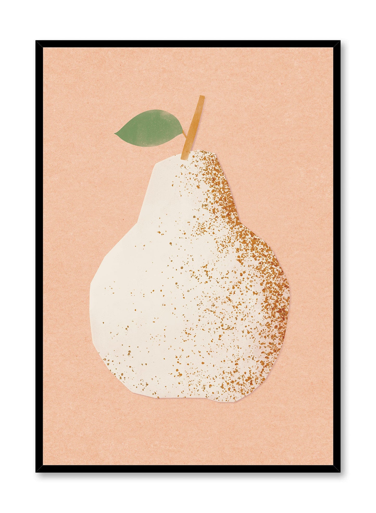 Paper Cut Pear, Poster