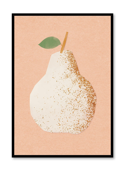 Paper Cut Pear, Poster